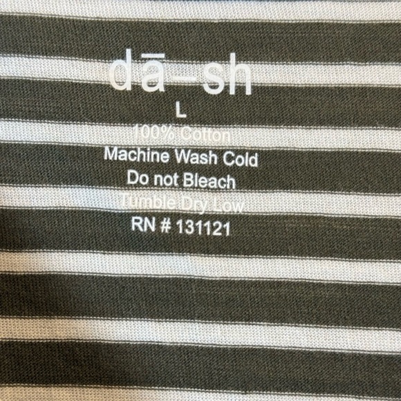 Striped V-Neck Tie-Front Top - Picture 5 of 9